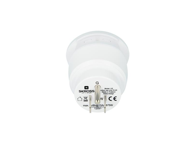 SKROSS Reiseadapter Combo World - USA