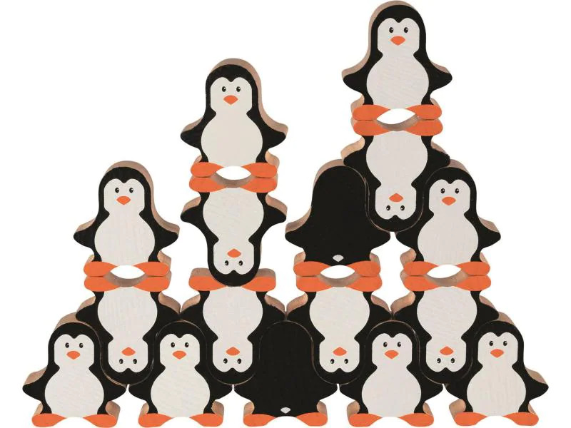 Goki Stapelspielzeug Stapelfiguren Pinguine