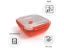 Rotho Mikrowellendose Memory Microwave 1.7 l, Rot