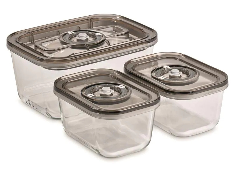 Caso Vakuumier-Behälter Eco Set 3 Stück