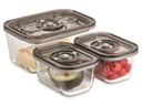 Caso Vakuumier-Behälter Eco Set 3 Stück