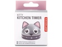 Kikkerland Küchentimer Katze Grau