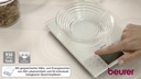 Beurer Küchenwaage DS 61 Transparent