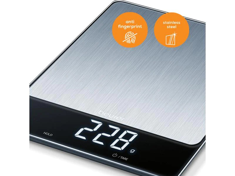 Beurer Küchenwaage KS 34 XL Silber