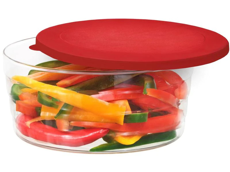 Rotho Vorratsdose Centric 3-teilig, 2.6 l, Transparent