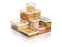 Rotho Vorratsbehälter Premium Loft 1 l, Transparent