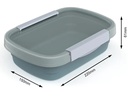 Rotho Vorratsbehälter Eco 0.8 l, Blau