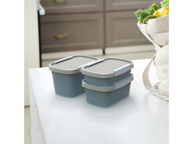 Rotho Vorratsbehälter Eco 0.8 l, Blau