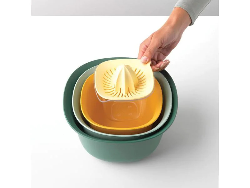 Brabantia Rührschüssel-Set TASTY+ Schüssel-Set, Mixed Colours