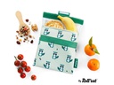 Roll'eat Lunchbeutel SnacknGo Animals Beige, Waschbär