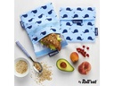 Roll'eat Lunchbeutel SnacknGo Animals Hellblau, Wal