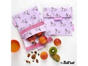 Roll'eat Lunchbeutel SnacknGo Animals Rosa, Einhorn