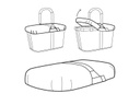 Reisenthel Abdeckung Carrybag Black Schwarz