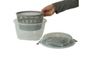 Kela Salatschleuder Mailin 24.5 cm, Grau