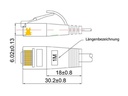 SLIM Slimpatchkabel  Cat 6, UTP, 25 m, Schwarz