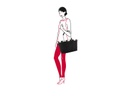 Reisenthel Einkaufskorb Carrybag Black Schwarz/Weiss