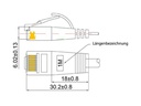 SLIM Slimpatchkabel  Cat 6, UTP, 3 m, Gelb