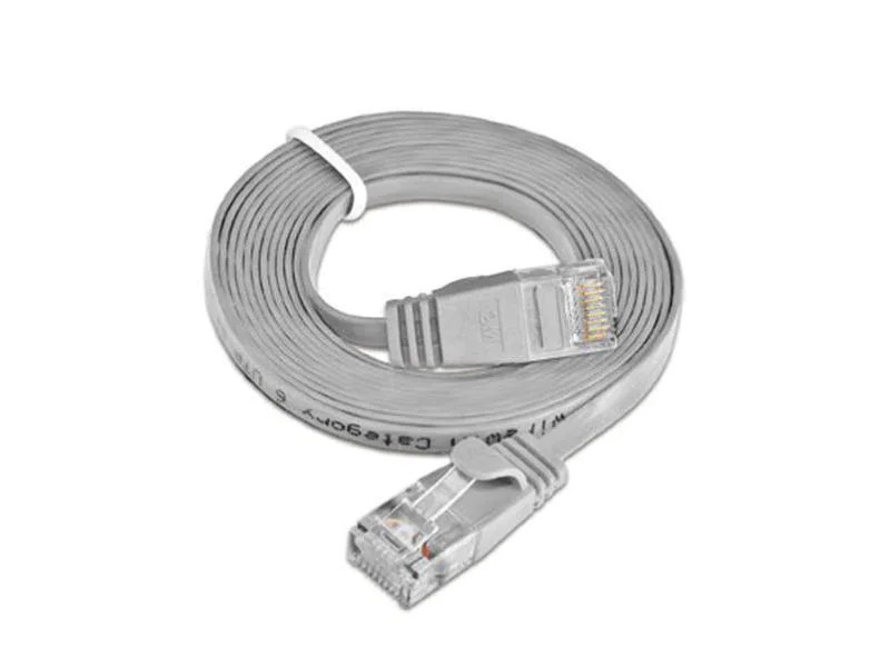 SLIM Slimpatchkabel  Cat 6, UTP, 3 m, Grau