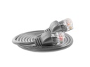 SLIM Slimpatchkabel  Cat 6, UTP, 3 m, Grau