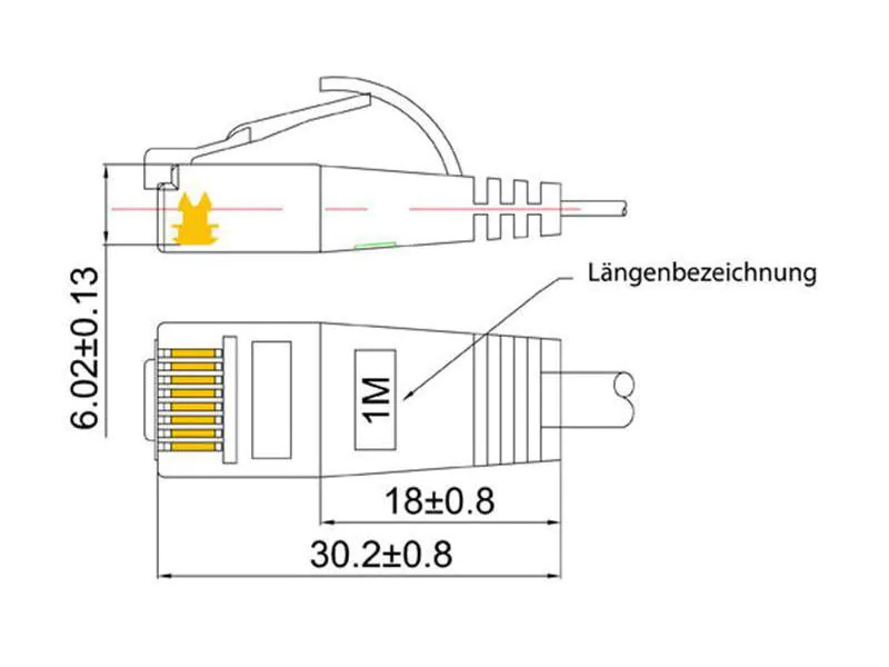 SLIM Slimpatchkabel  Cat 6, UTP, 3 m, Grün