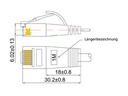SLIM Slimpatchkabel  Cat 6, UTP, 3 m, Grün