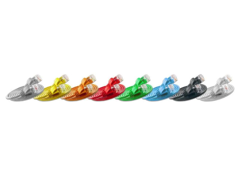 SLIM Slimpatchkabel  Cat 6, UTP, 3 m, Rot