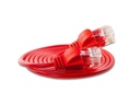SLIM Slimpatchkabel  Cat 6, UTP, 3 m, Rot