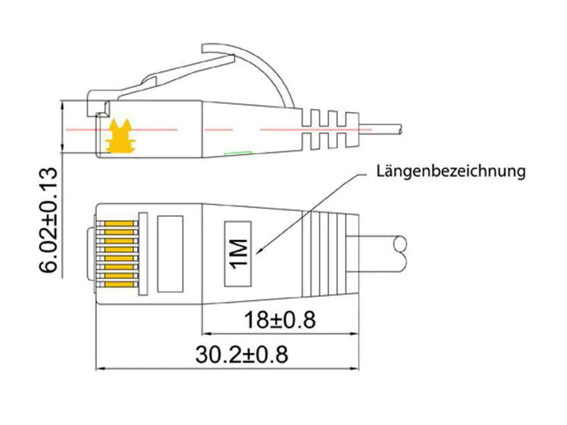 SLIM Slimpatchkabel  Cat 6, UTP, 3 m, Schwarz
