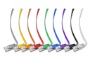 SLIM Slimpatchkabel  Cat 6, UTP, 3 m, Weiss