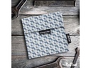 Roll'eat Lunchbeutel SnacknGo-Tiles 18 cm x 18 cm, Grau