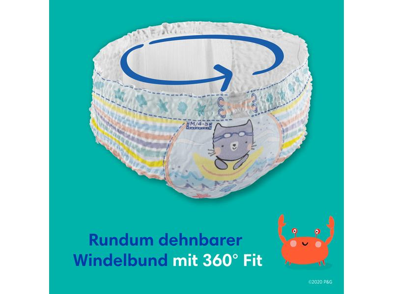 Pampers Windeln Splashers Tragepack Grösse 4-5