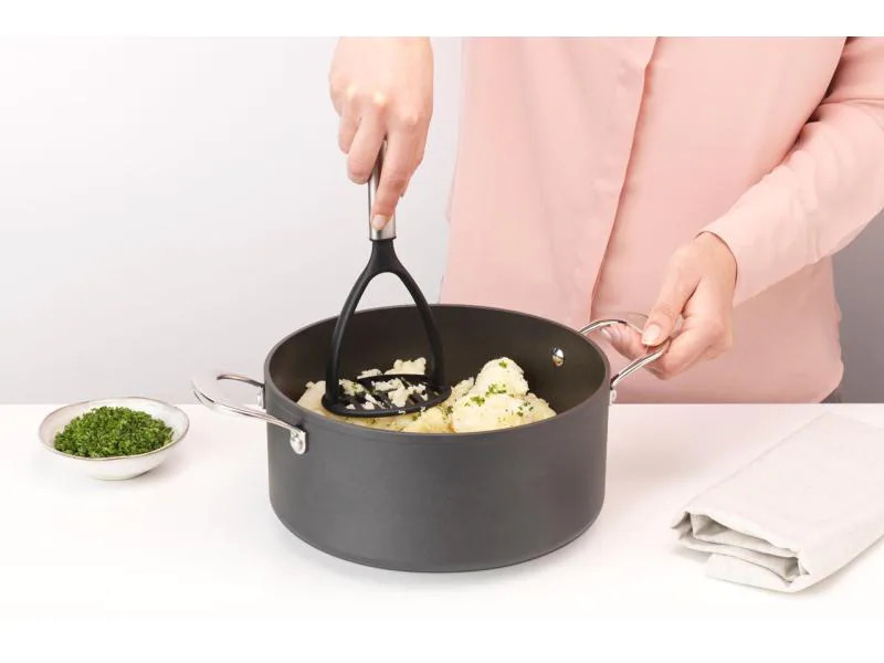 Brabantia Kartoffelstampfer Profile Line Schwarz/Silber