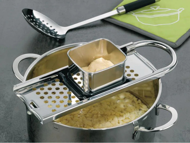 Kela Spätzle Topfaufsatz Emma Kurze Spätzle, Silber