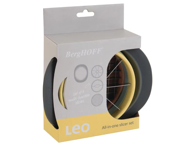 BergHOFF Gemüseschneider Leo Line 3 Stück, Mehrfarbig