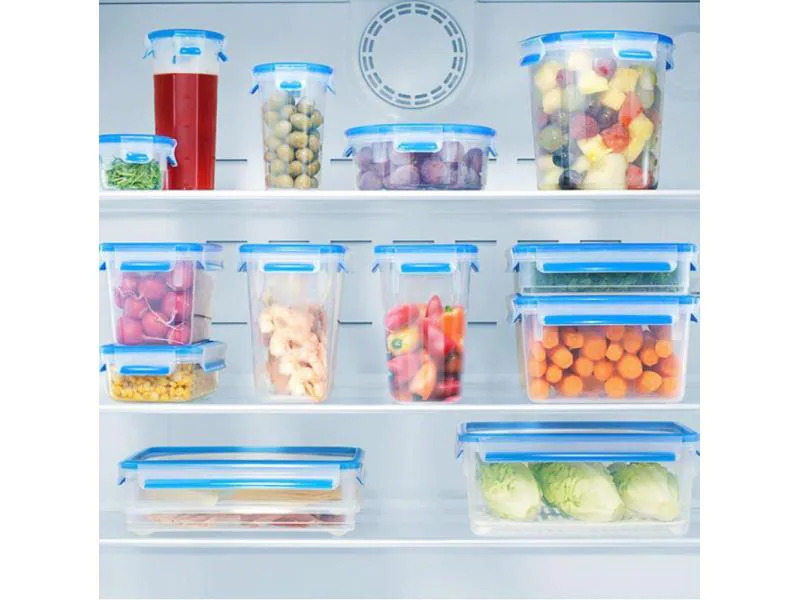 Emsa Vorratsbehälter 3 Stück, 3.85 l, Grün/Transparent