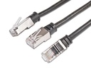 Wirewin Patchkabel  Cat 5e, F/UTP, 0.5 m, Schwarz