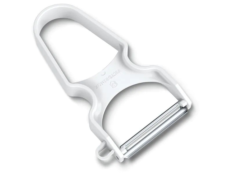 Victorinox Sparschäler Rapid mit gerader Klinge, Weiss