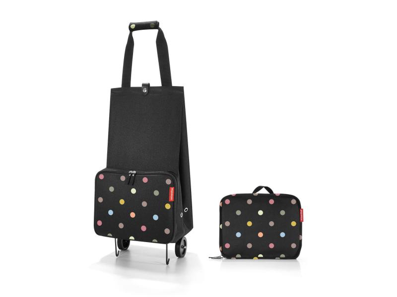 Reisenthel Einkaufstrolley  Foldabletrolley Dots Schwarz/Mehrfarbig