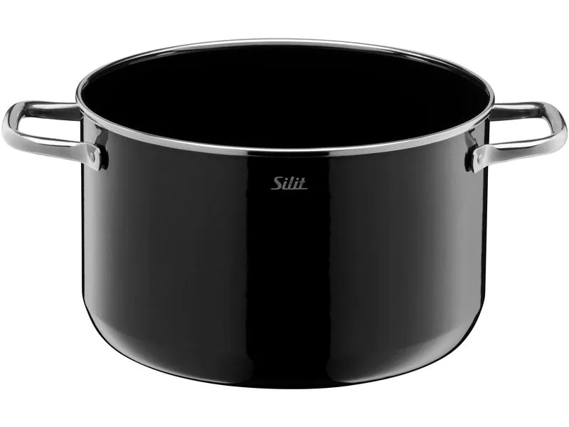Silit Kochtopf Elegance Line 24 cm, Schwarz