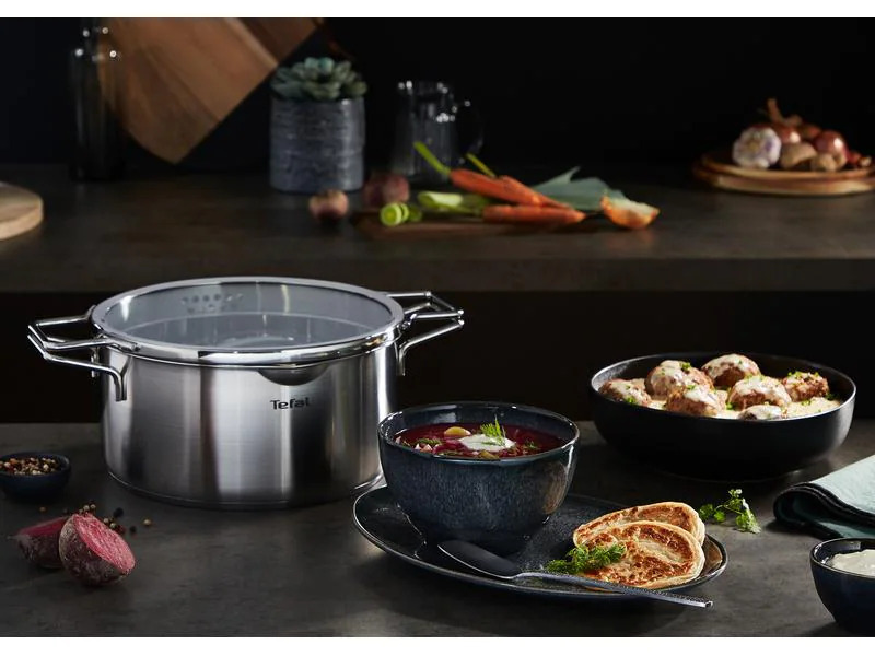 Tefal Kochtopf Nordica mit Deckel 20 cm