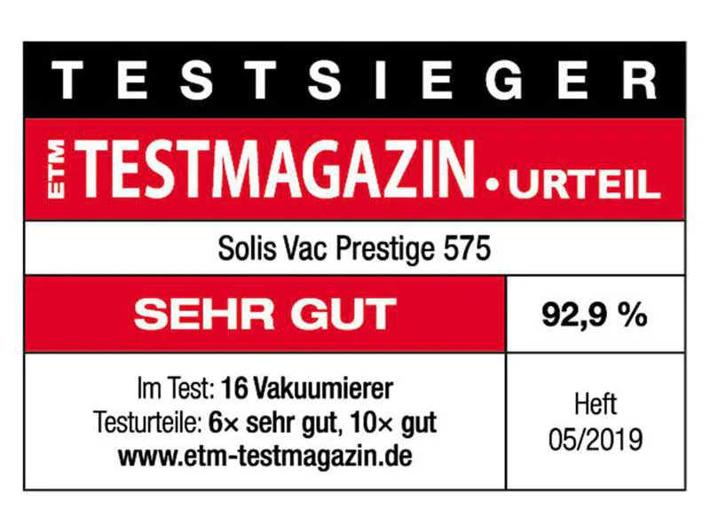 Solis Vakuumiergerät Vac Prestige
