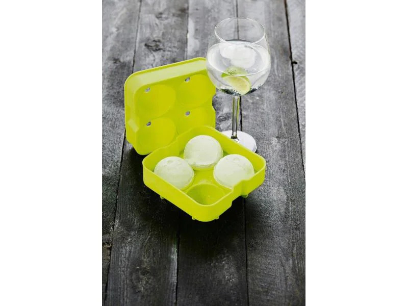 point virgule Eiswürfelform Cocktail gross Grün