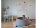 Knorrtoys Bällebad Grey 300 Bälle creme/grey/lightblue