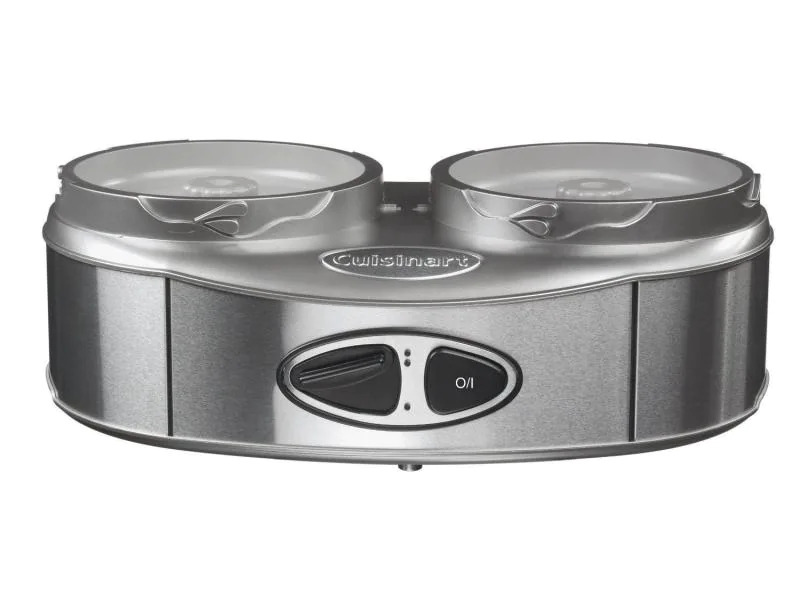 Cuisinart Glacemaschine Duo Cream 2 l, Grau