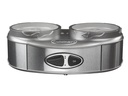 Cuisinart Glacemaschine Duo Cream 2 l, Grau