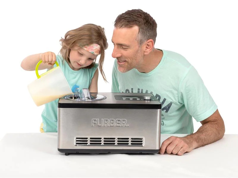 FURBER Glacemaschine Luigi Pro 1.5 l, Edelstahl