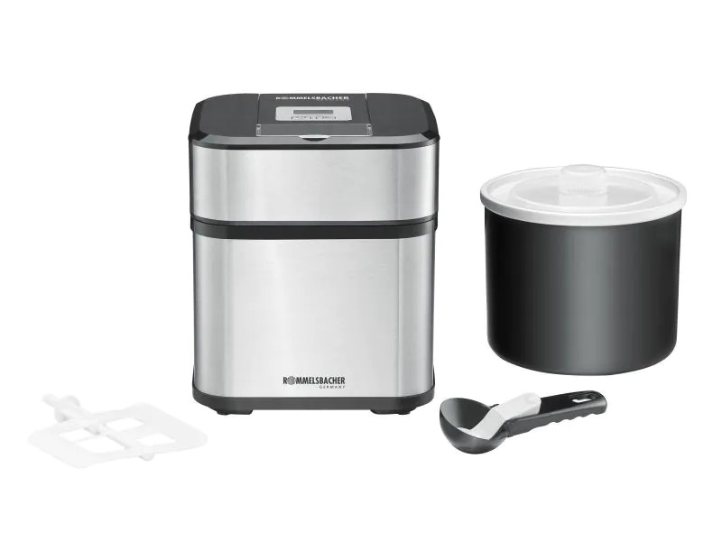 Rommelsbacher Glacemaschine 4in1 500 ml, Silber