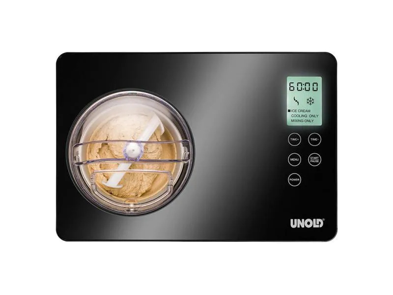 Unold Glacemaschine Gusto 2 l, Silber/Grau