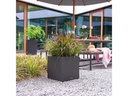 Lechuza Pflanzentopf Canto Color Low Schwarz