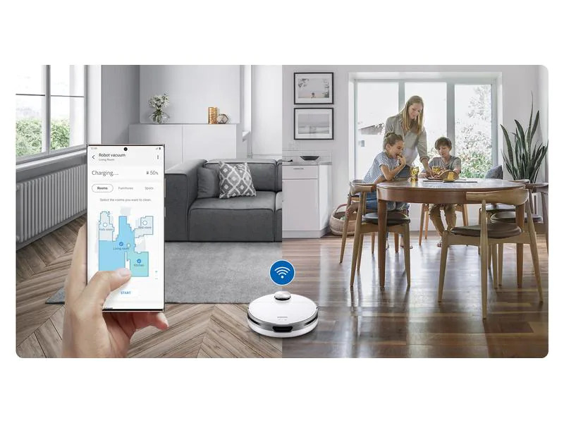 Samsung Saugroboter Jet Bot+ Weiss